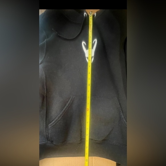 Russel Athletic  Loki Marvel Avengers black hoodie small - Picture 5 of 7